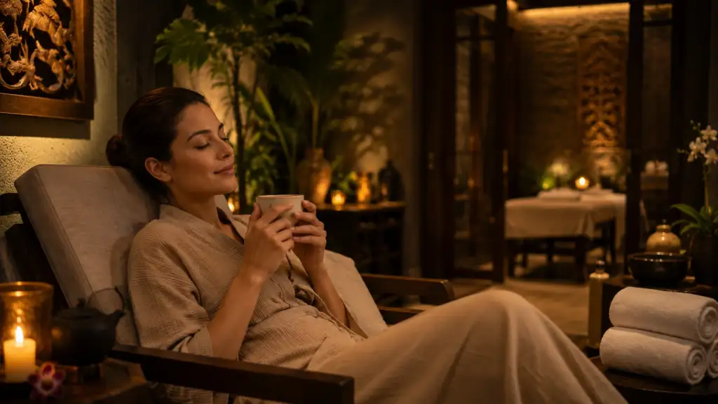Sede BogoTHAI Chapinero relaxing spa lounge for wellness break